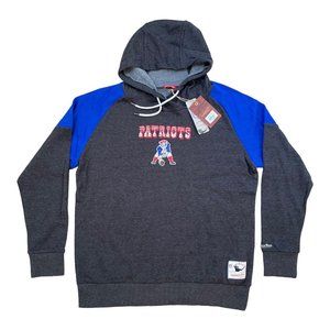 Mitchell & Ness New England‎ Patriots Gray Womens Pat The Patriot Hoodie XL NWT